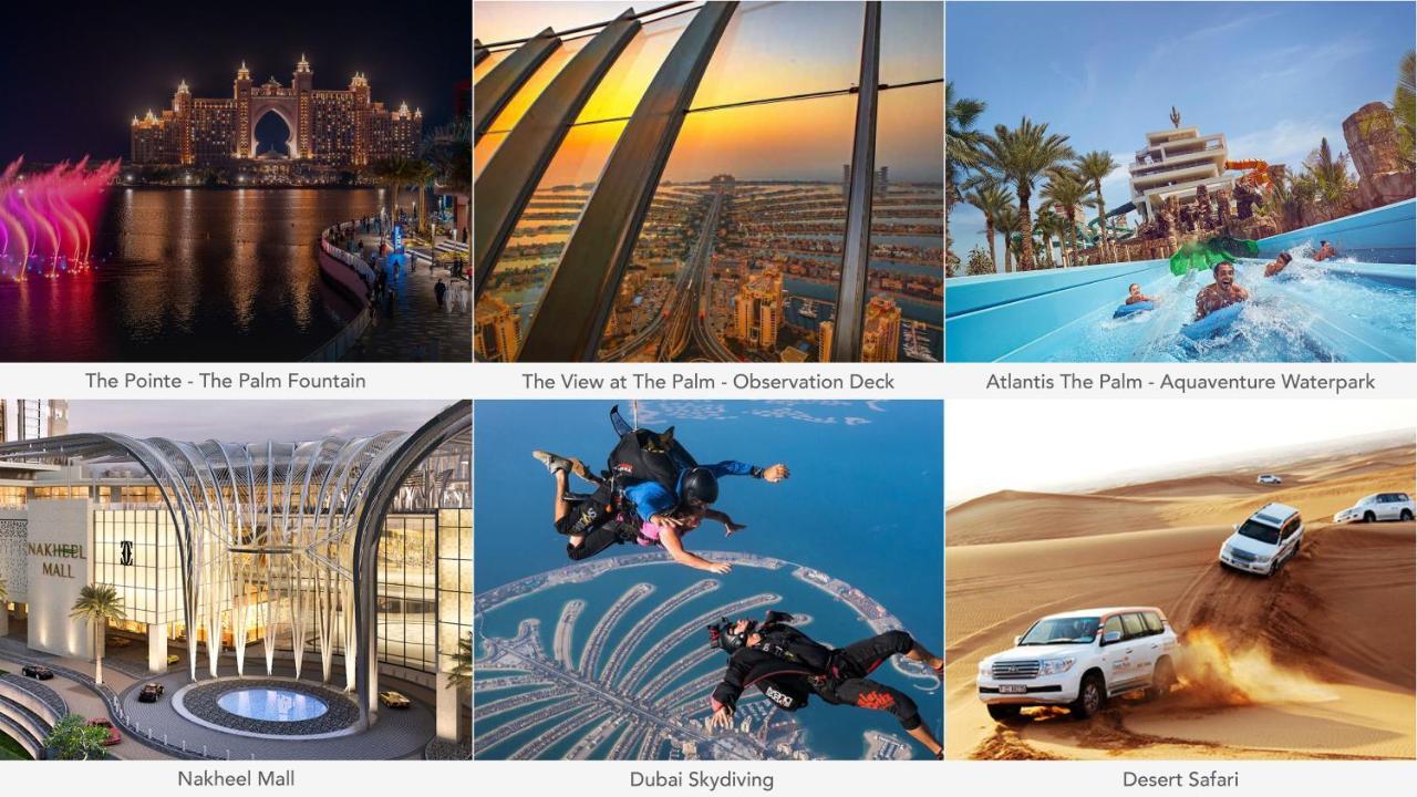 Maison Privee - Charming Apt With Sea View On The Palm Jumeirah Dubaï Extérieur photo